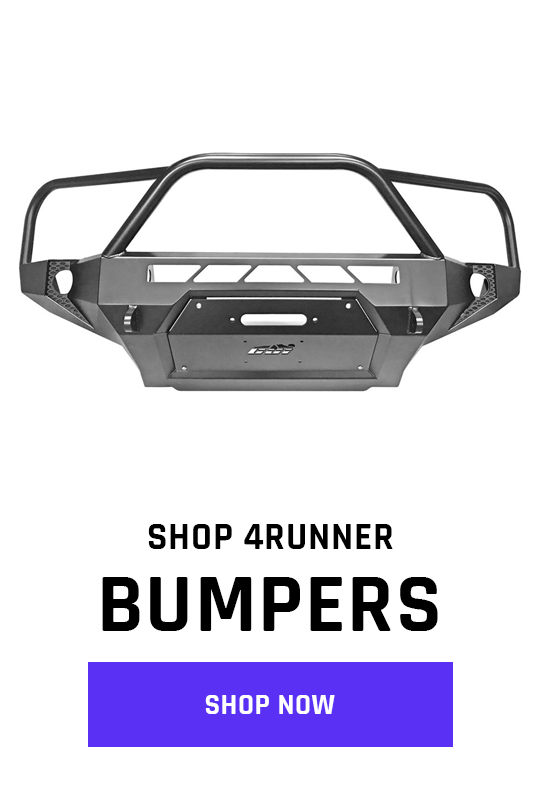 Photo of CBI Bumper in bare metal for the Toyota 4Runner.