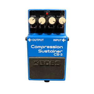 Boss CS-3 Compression Sustainer (Silver Label) 1997 - Present - Blue
