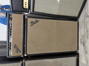 Fender Bassman 2-Channel 50-Watt Guitar Amp Head 1964 - 1967 - Black Panel