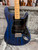 Fender Limited Edition Sandblasted Ash Stratocaster 2015 - Sapphire Blue Transparent
