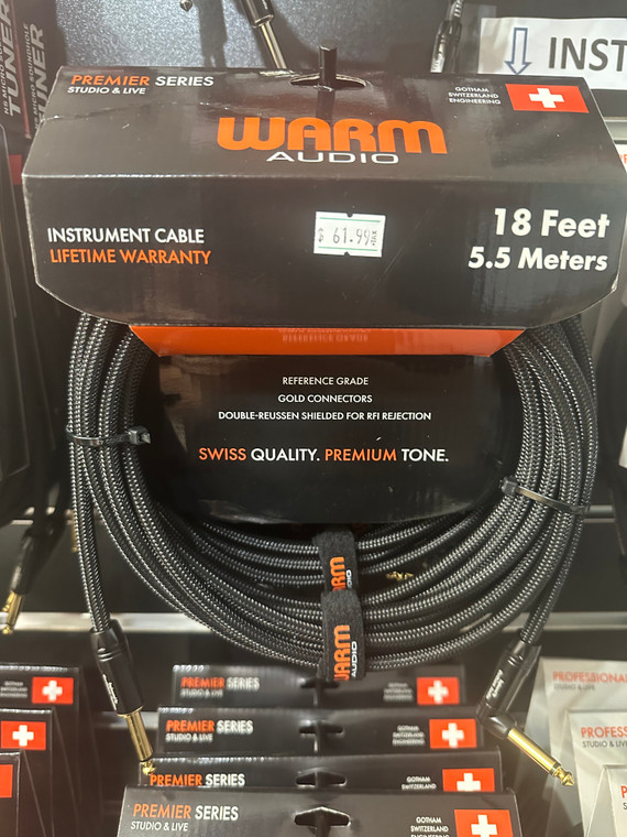 Warm Audio Premier 18' Right Angle Cable