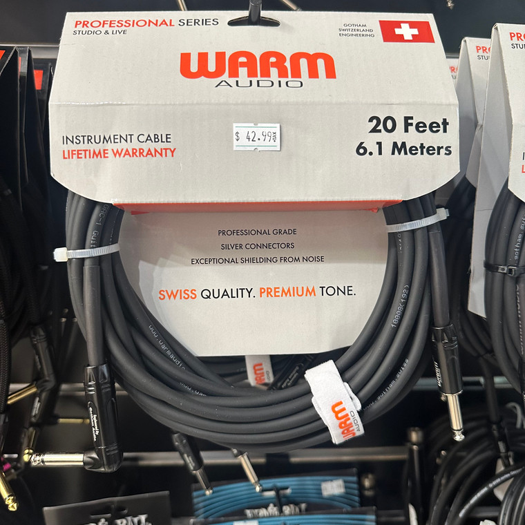 Warm Audio Professional 20' Right Angle Cable