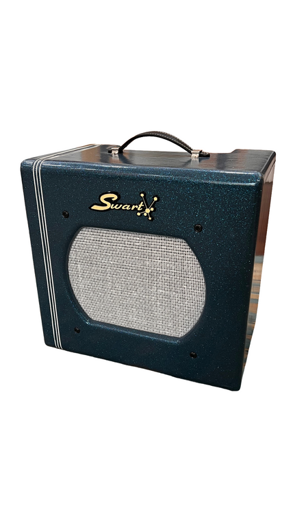 Swart Atomic Space Tone 20-Watt 1x12" Guitar Combo - Custom Blue Sparkle