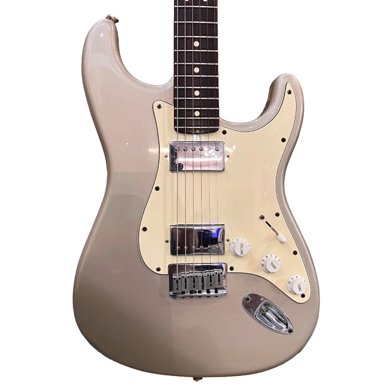 Fender American Double Fat Stratocaster Hardtail - Shoreline Gold