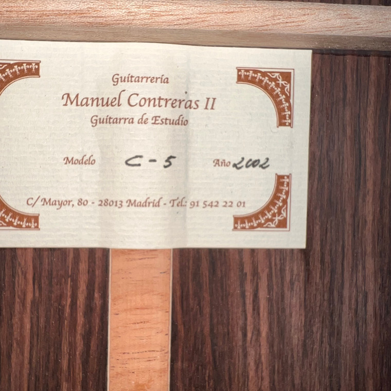 Manuel Contreras II C-5 Flamenco Guitar 2002