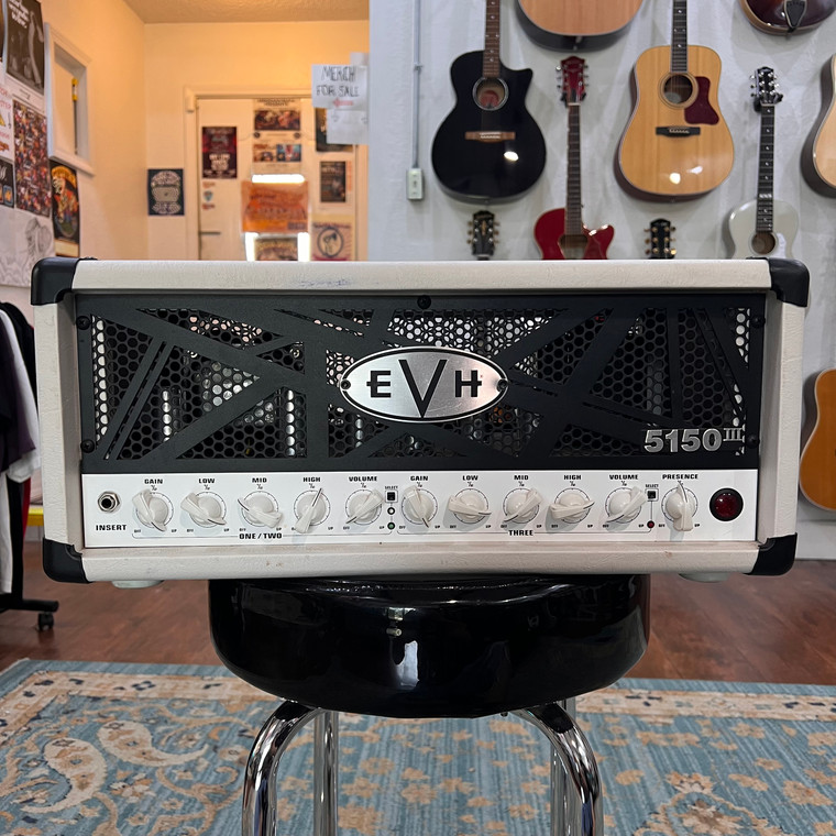 EVH 5150 III 6L6 3-Channel 50-Watt Guitar Amp Head 2018 - Present - Ivory