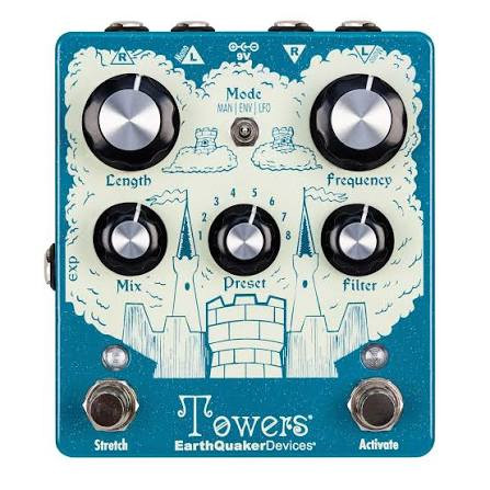 EarthQuaker Devices Towers Stereo Reverberant Filter