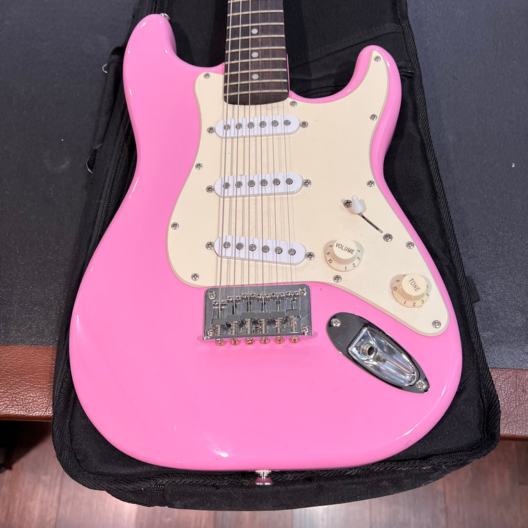 Squier Mini Stratocaster with Rosewood Fretboard 2011 - 2017 - Pink