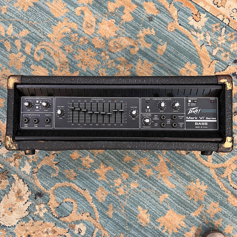 Peavey Bass Mark IV Series 400BH 300-Watt Bass Head 1980s - Black