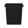 Rubbermaid 1955959 - Slim Jim with Venting Channels - 60 Ltr - Black