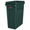 Rubbermaid Slim Jim With Venting Channels 60L - Green