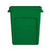 Rubbermaid 1955960 - Rubbermaid Slim Jim with Venting Channels - 60 Ltr - Green