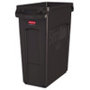 Rubbermaid Slim Jim With Venting Channels 60L - Brown