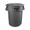 Grey Rubbermaid BRUTE Lid Fitted to Grey BRUTE Container