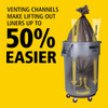 Venting Channels Make Removing Liners Upto 50% Easier