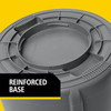 Rubbermaid BRUTE Container - 166.5 L - Grey