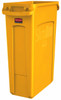 Rubbermaid Slim Jim With Venting Channels 87 L - Yellow - 1956188