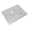Rubbermaid Hard Cover 1/2 With Peg Hole - Clear