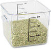 Rubbermaid Space Saving Container - 5.7 Ltr - Clear - FG630600CLR - Filled with Lentils