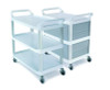 Rubbermaid X-Tra Cart Open - White