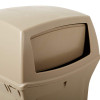 Rubbermaid Ranger Container W/2 Door Top 132.5 L - Beige - FG843088BEIG