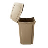 Rubbermaid Ranger Container W/2 Door Top 132.5 L - Beige - FG843088BEIG