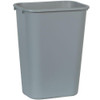 Rubbermaid Rectangular Wastebasket 39 L - Grey - FG295700GRAY