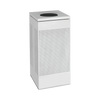 FGSC14SSPL - Rubbermaid Silhouettes Square Open Top Bin - 60 Ltr - Stainless Steel
