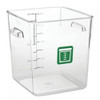 Rubbermaid Square Container - Clear - 7.6L Green