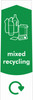 BNSC87MR - Soho Recycling Bin - 87 Ltr - Mixed Recycling - PC115MR Mixed Recycling Sticker Only BNSC87MR - Soho Recycling Bin - 87 Ltr - Mixed Recycling - PC115MR Mixed Recycling Sticker Only