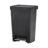Rubbermaid Premier Series II Pedal Bin - 46 Ltr - Charcoal - 2120984