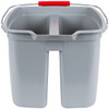 Rubbermaid Double Bucket 18 L - FG262888GRAY