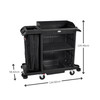 Rubbermaid Compact Housekeeping Cart - 2202585 - Dimensions