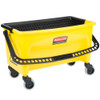 Rubbermaid Press Wring Bucket With Wheels