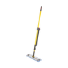 Rubbermaid HYGEN PULSE Mop Fitted with Microfibre Pad & Facing Left Rubbermaid HYGEN PULSE Mop Fitted with Microfibre Pad & Facing Left