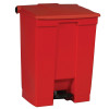 Rubbermaid Step-On Can 68L Red - FG614500RED