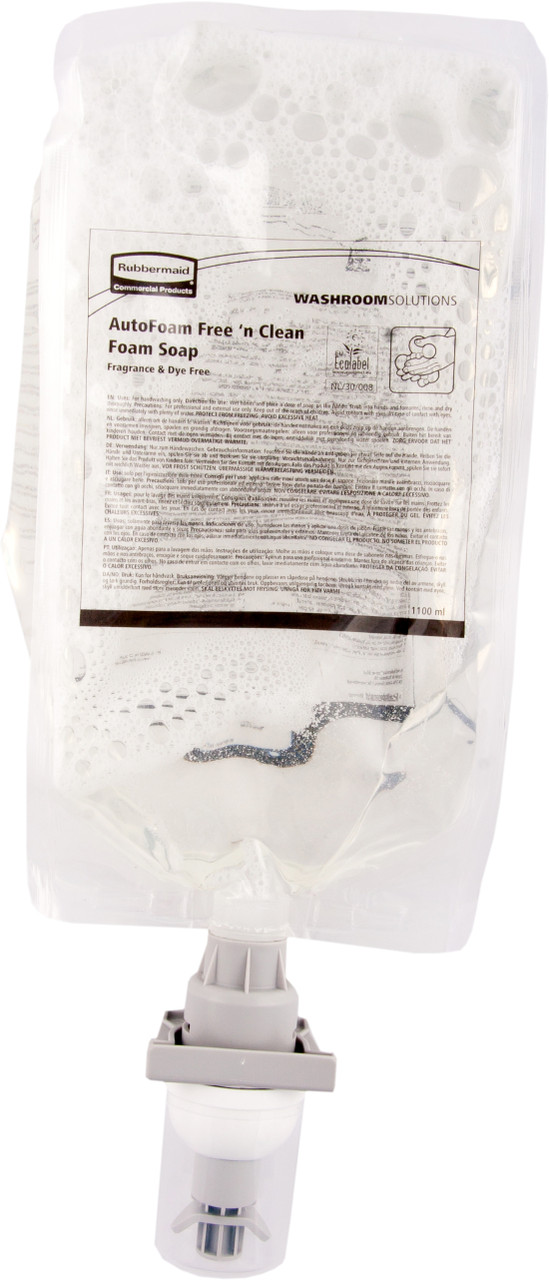 Rubbermaid AutoFoam Free 'N Clean Foam Soap - Ecolabel - 1100ml - 2209522