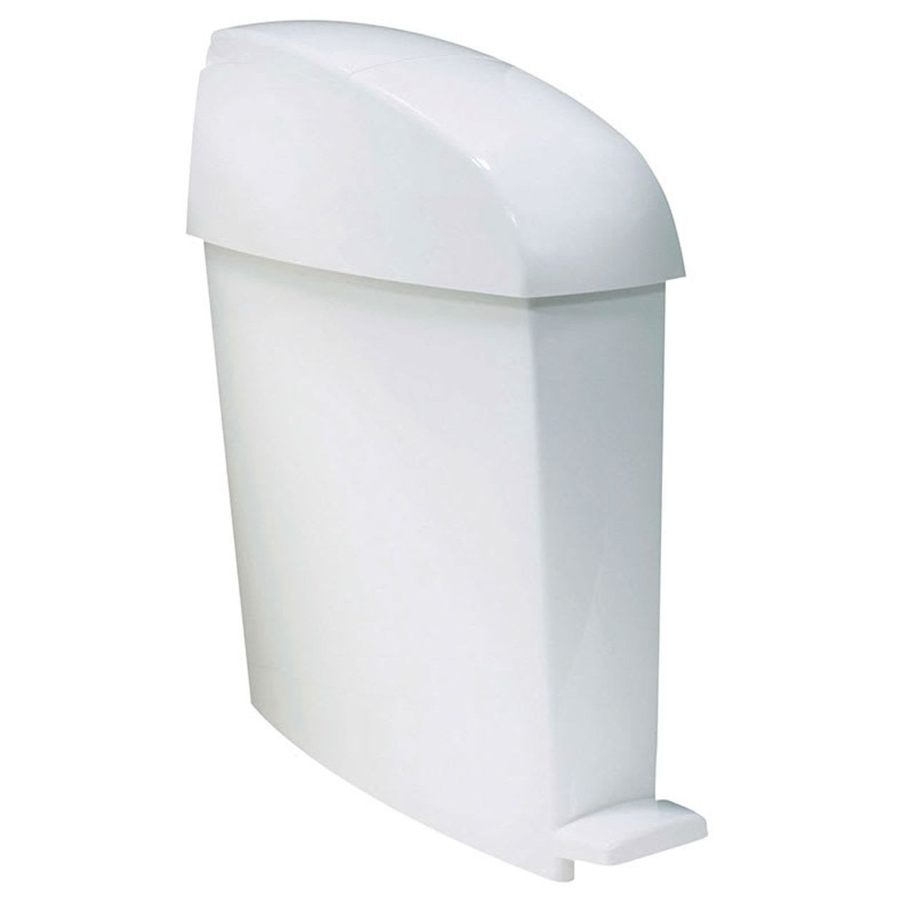 Rubbermaid San1Ped 20L Capacity Pedal-Operated Bin - White - 580X490X155mm