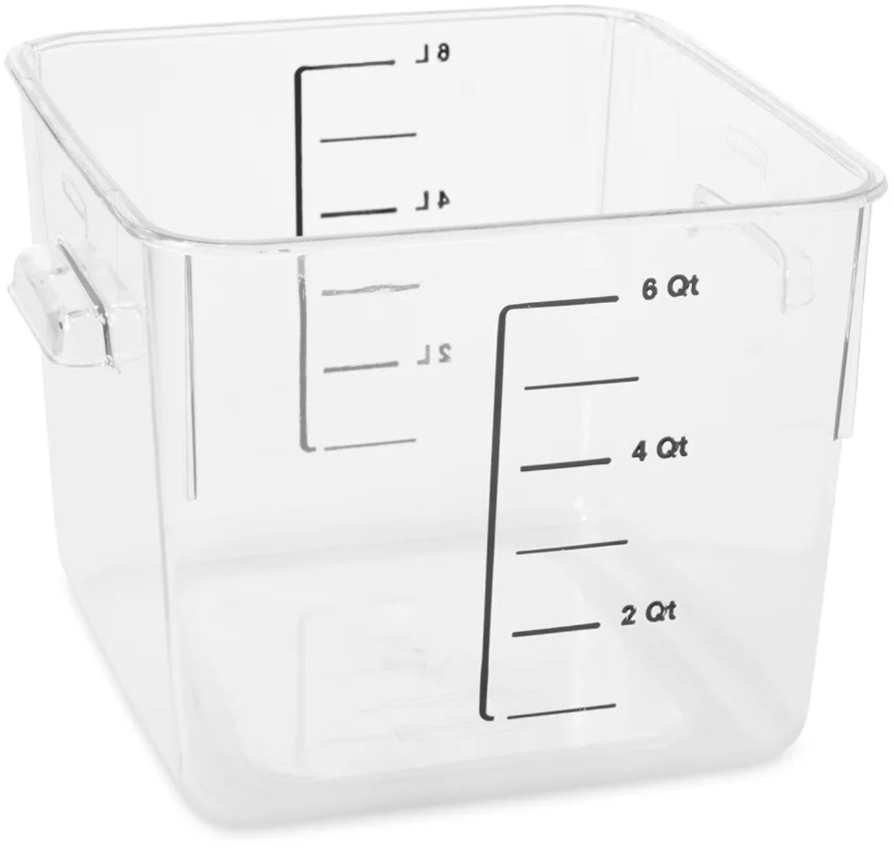 Rubbermaid Space Saving Container - 5.7 Ltr - Clear - FG630600CLR