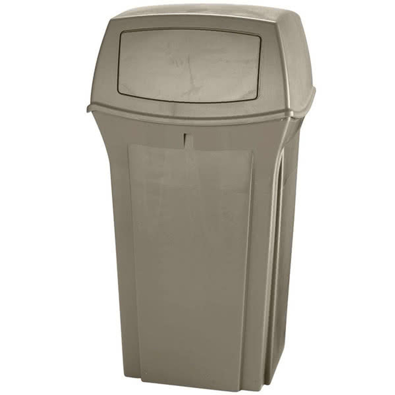 Rubbermaid Ranger Container W/2 Door Top 132.5 L - Beige