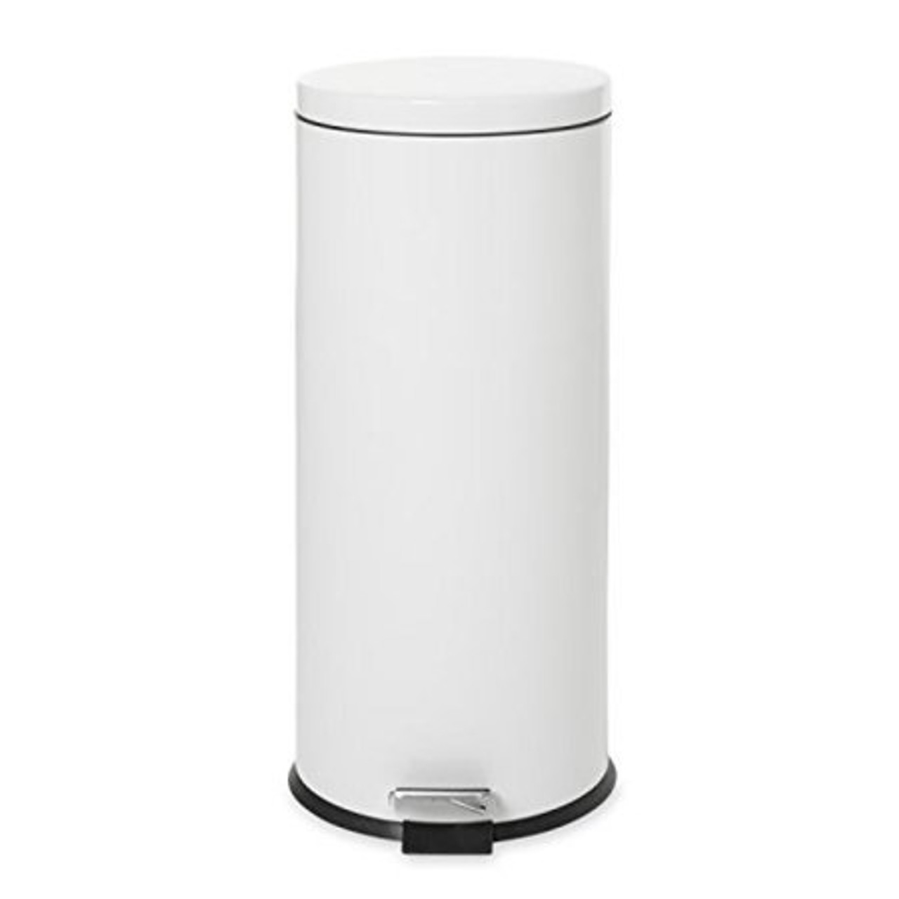 Rubbermaid Small Pedal Bin (With Galvanised Liner) 30.3 L - White - FGMST7EGLWH
