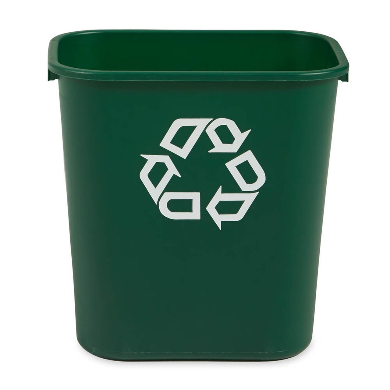 Rubbermaid Rectangular Wastebasket 26.6 L - Green - FG295606GRN