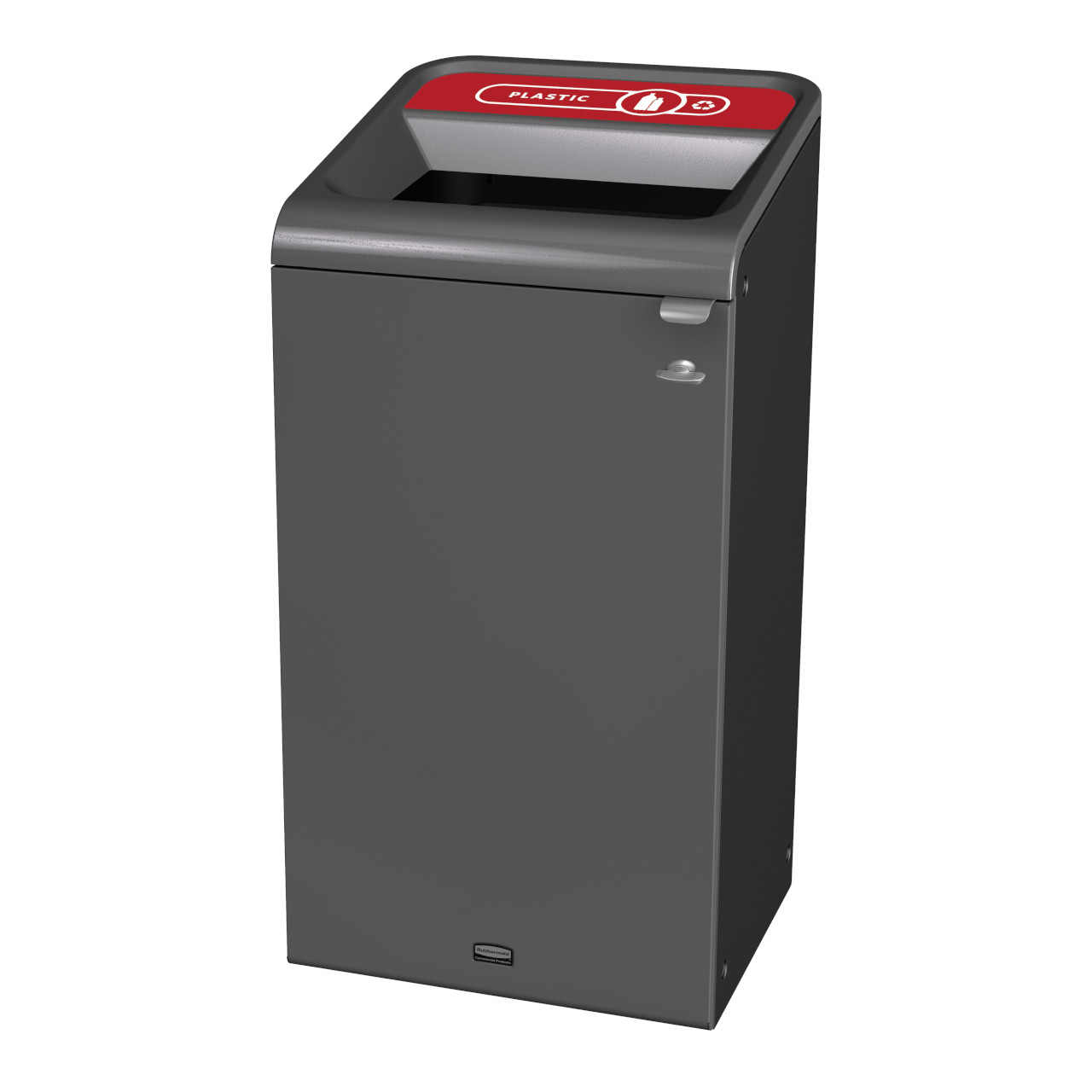 2154752 - Rubbermaid Configure Container with Plastic Recycling Label - 87 Ltr - Red