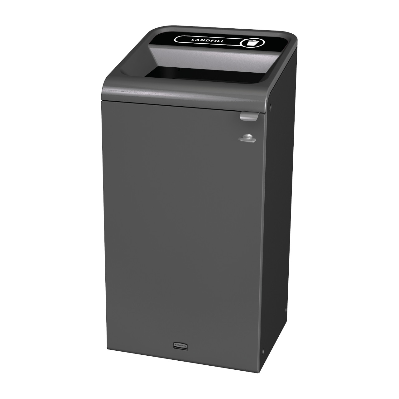 2154757 - Rubbermaid Configure Container with Landfill Label - 87 Ltr - Black