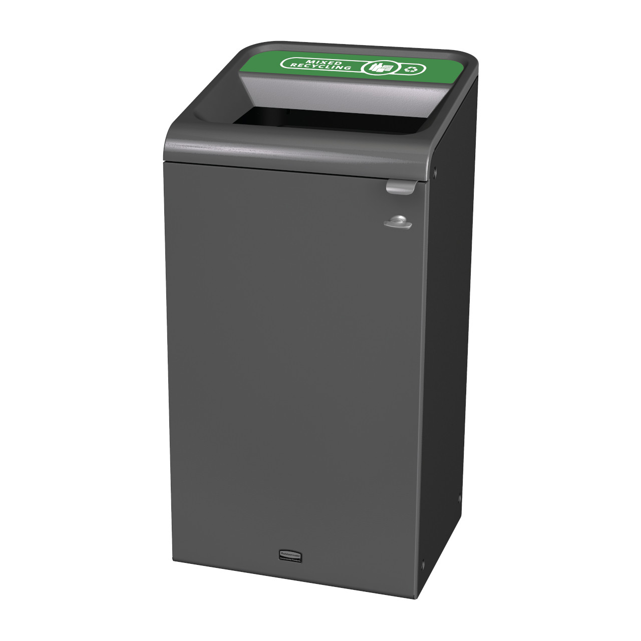 2154758 - Rubbermaid Configure Container with Mixed Recycling Label - 87 Ltr - Green