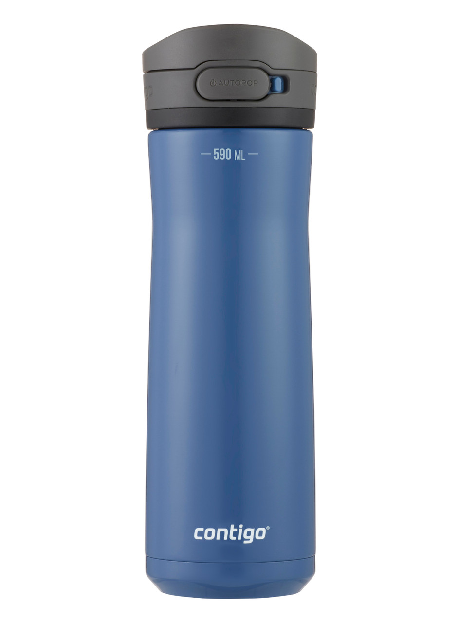 2156440 - Contigo Jackson 2.0 Chill Insulated Water Bottle - 590ml - Blue Corn - Insulated drinks bottle keeps liquids cold for up to 24-hours for cooling hydration