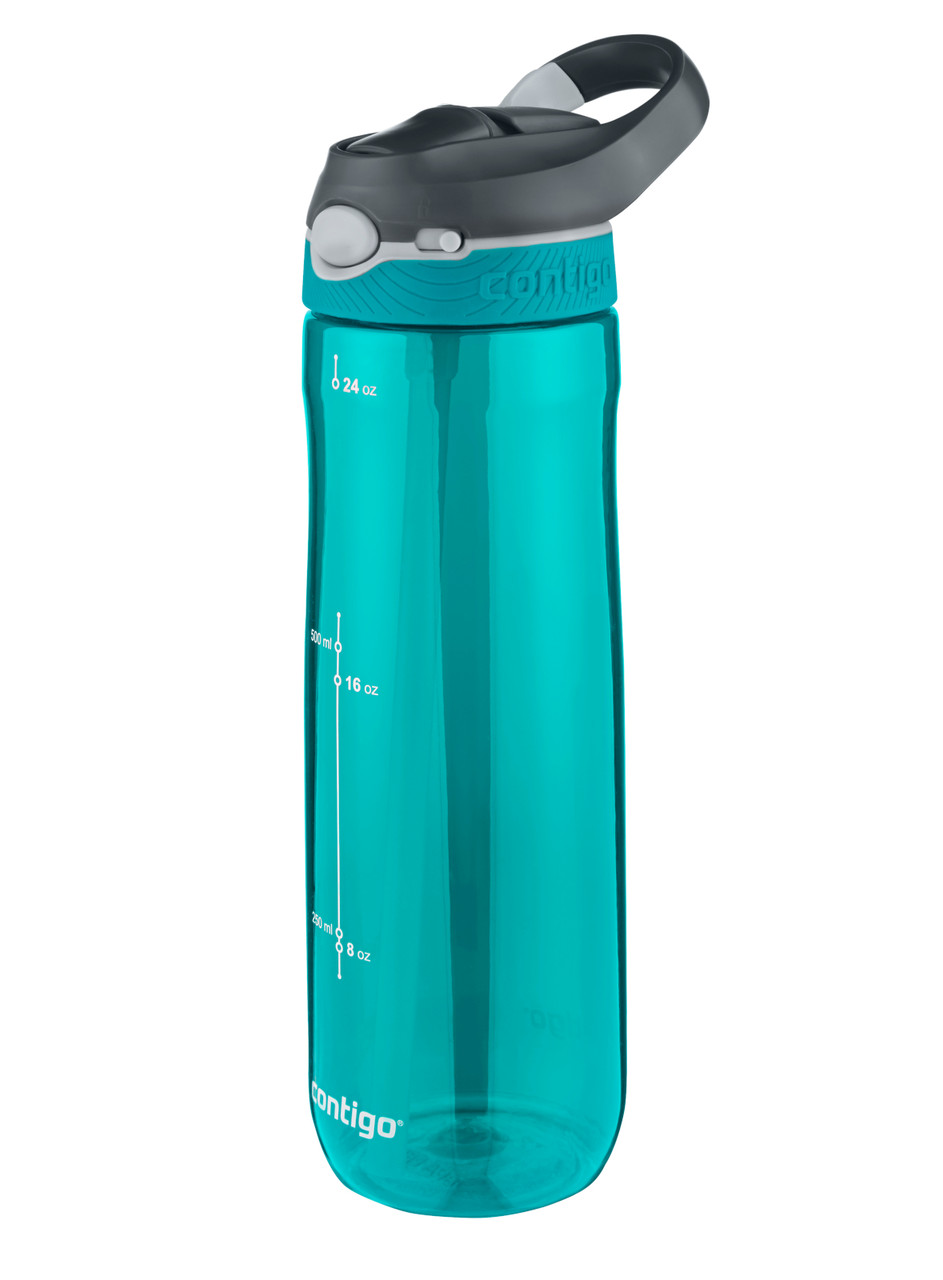 2094866 - Contigo Ashland Water Bottle - 720ml - Scuba - Leak and spill-proof hydration solution for walkers, ramblers, hikers, runners, travellers, commuters