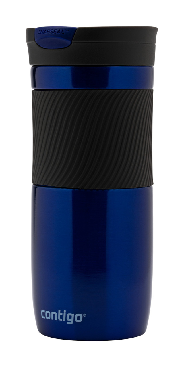 2095559 - Contigo Byron Insulated Travel Mug - 470ml - Deep Blue - Leak-proof travel mug for the busy and active