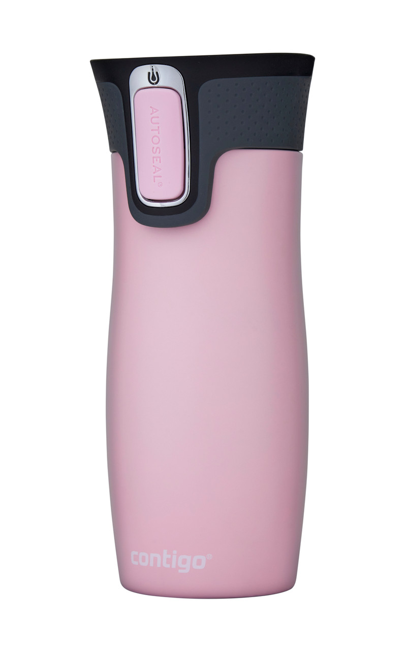 2137559 - Contigo West Loop Insulated Travel Mug - 470ml - Millenial Pink - Perfect leak-proof drinks solution for those on-the-go