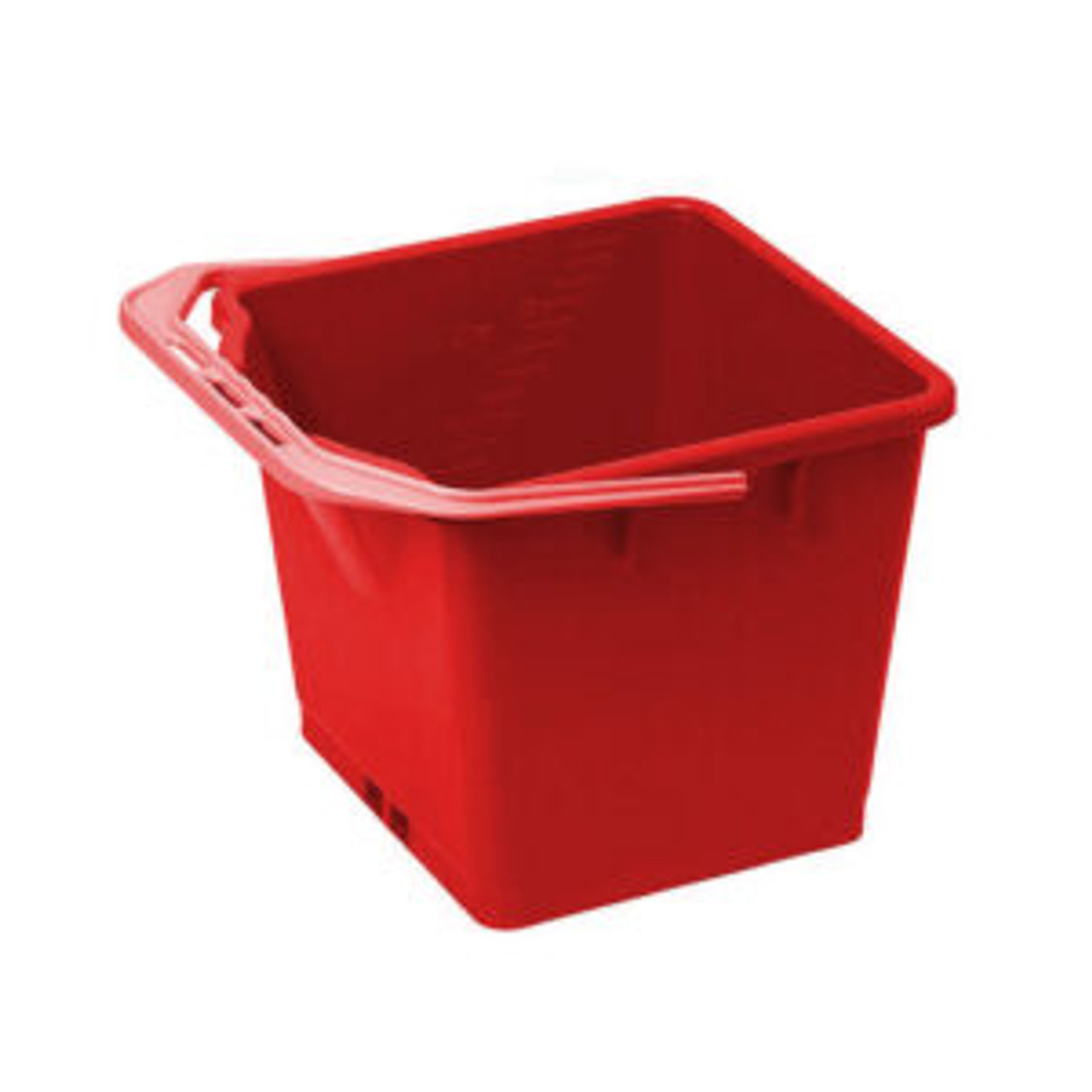 Rubbermaid Sani Bucket - 18 Ltr - Red
